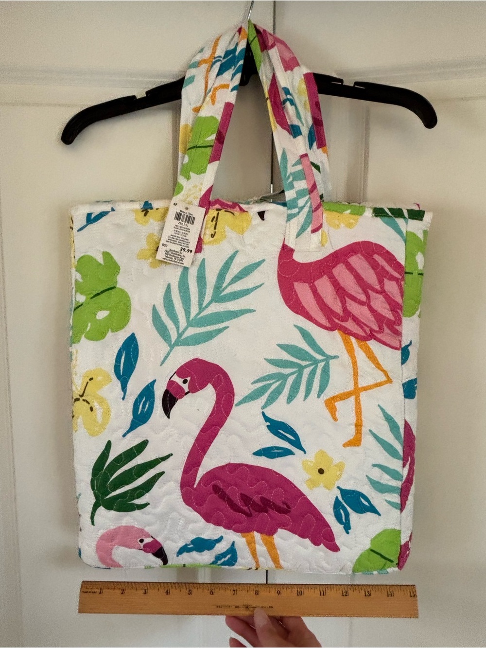 Quilted Flamingo Blanket & Tote Bag